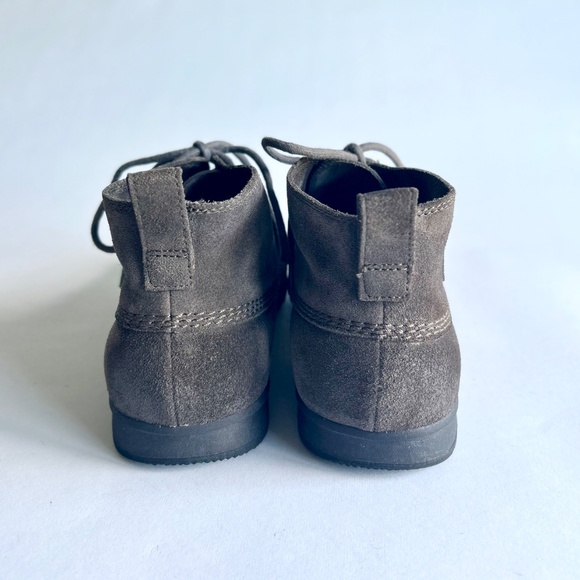 Men’s Sorel Brown Grey Suede Genuine Leather Lace Up Ankle Boots size 10.5 - Picture 8 of 14